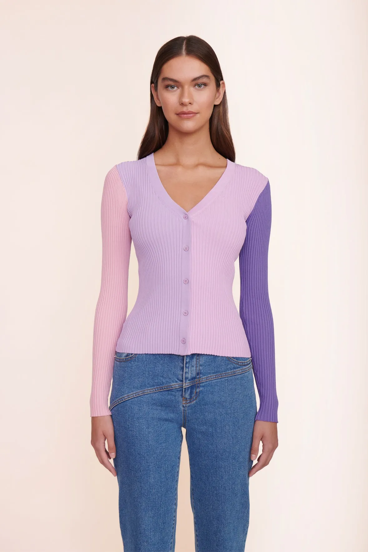 CARGO SWEATER | IRIS MULTI sold by STAUD