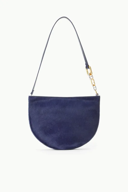 COLT SHOULDER BAG | NAVY HAIRCALF made by STAUD