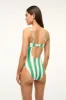 MAEVE ONE PIECE | BUNGALOW STRIPE sold by STAUD