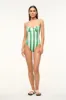 MAEVE ONE PIECE | BUNGALOW STRIPE sold by STAUD