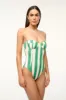 MAEVE ONE PIECE | BUNGALOW STRIPE sold by STAUD