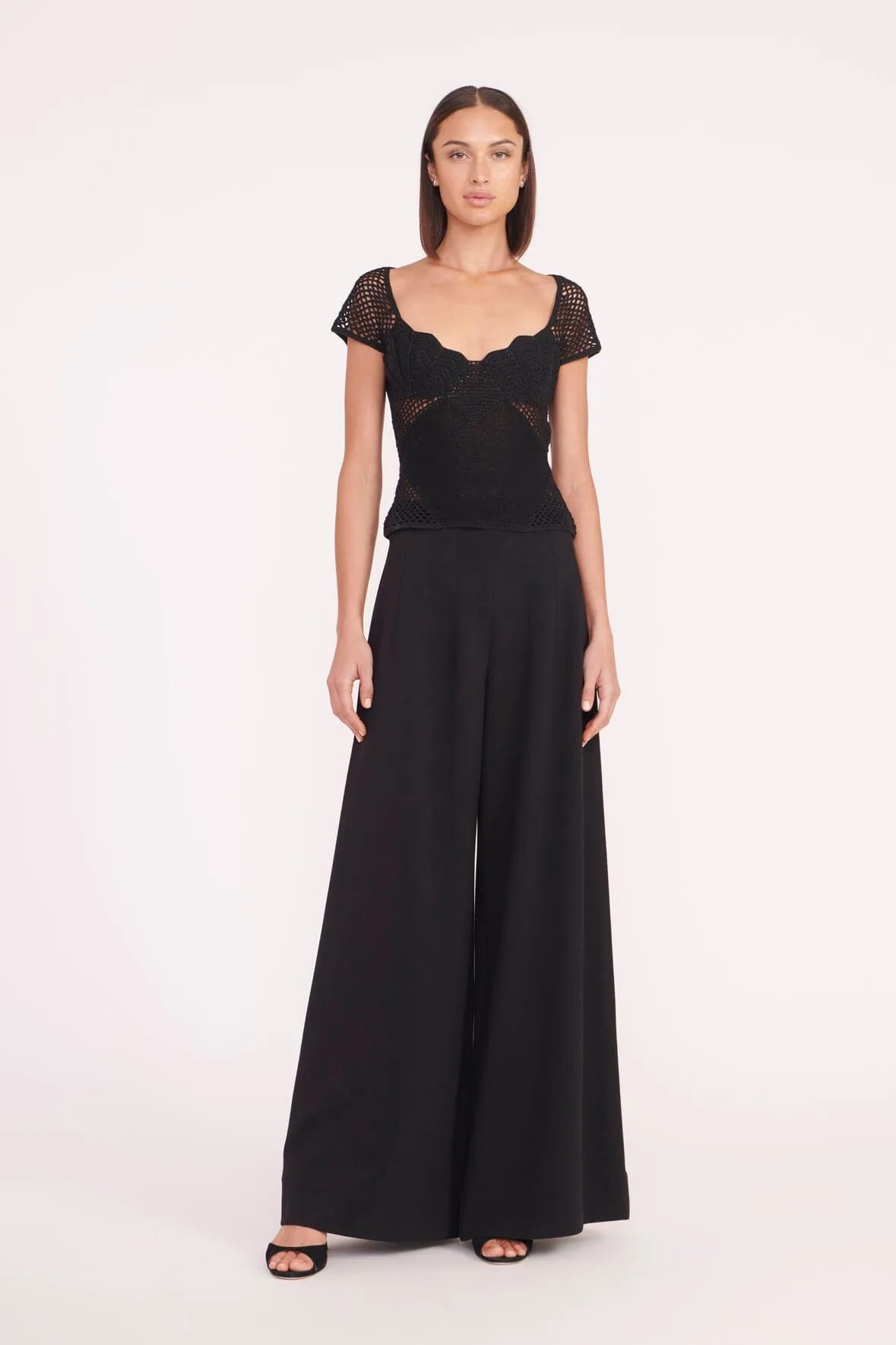 JOCELYN TOP | BLACK sold by STAUD product image thumbnail 3