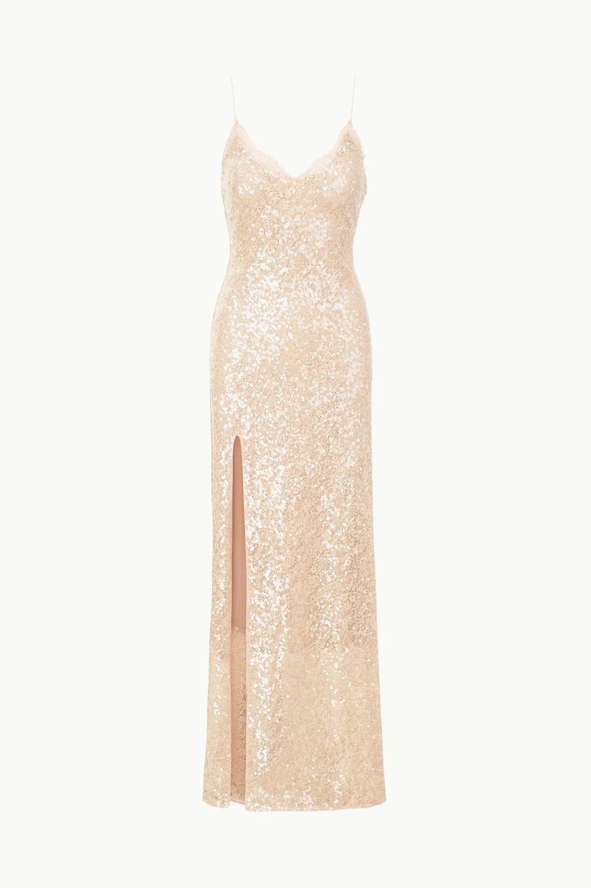 KEZIA DRESS | BEIGE sold by STAUD product image thumbnail 5