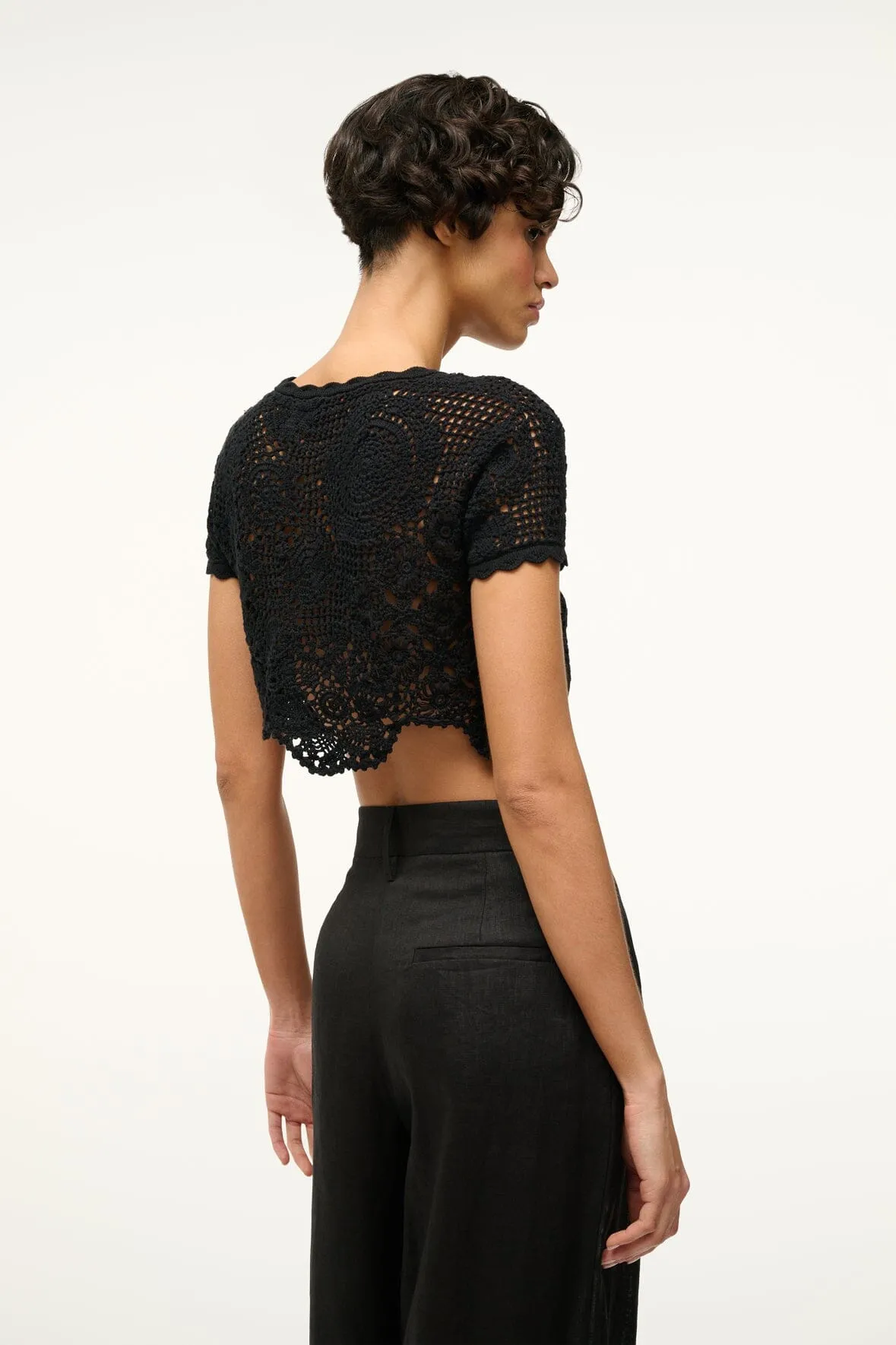 STARLIGHT TOP | BLACK sold by STAUD product image thumbnail 3