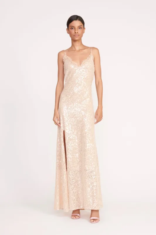 KEZIA DRESS | BEIGE sold by STAUD