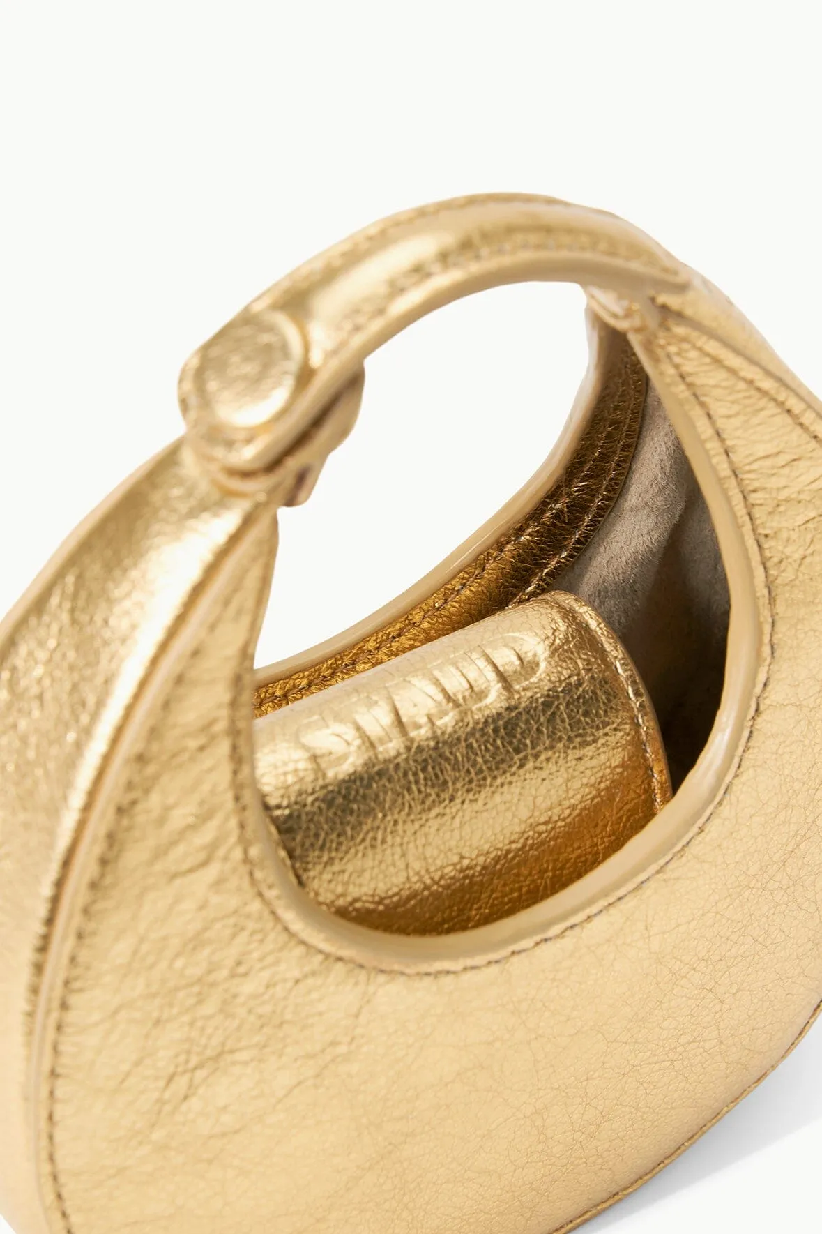 MICRO MOON BAG | GOLD sold by STAUD product image thumbnail 3