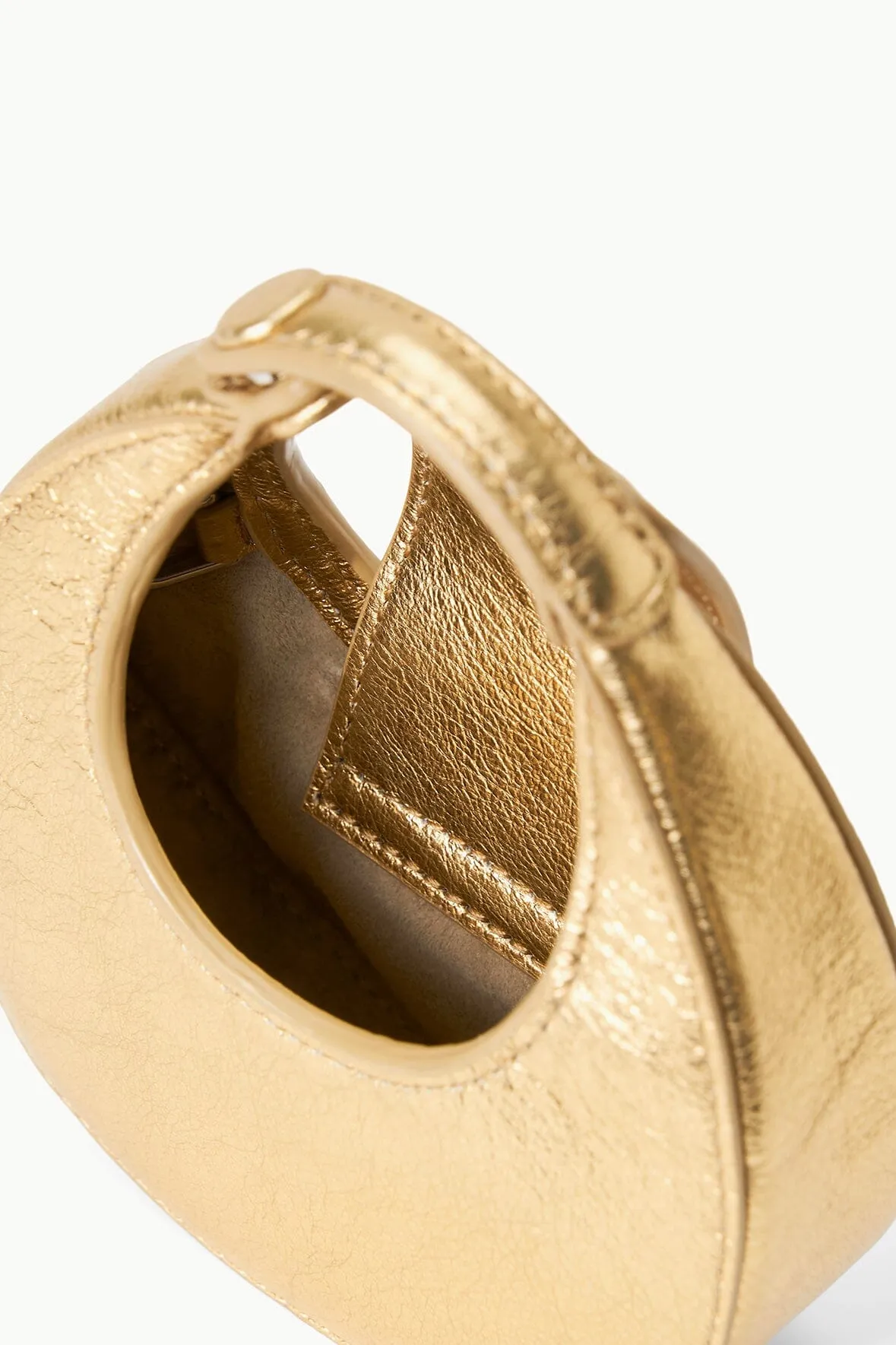 MICRO MOON BAG | GOLD sold by STAUD product image thumbnail 4