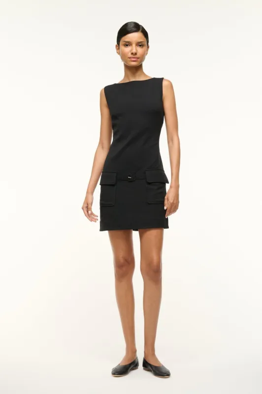 SHEILA DRESS | BLACK sold by STAUD