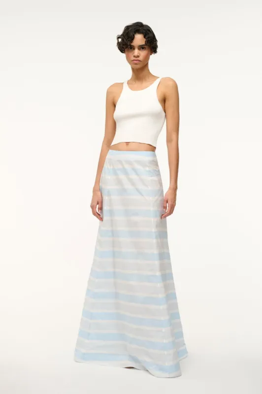 VINCENZO SKIRT | ADRIATIC STRIPE sold by STAUD