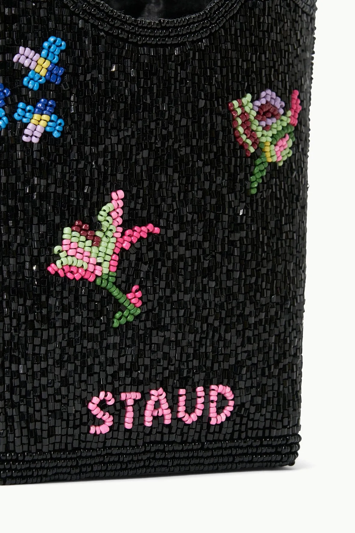 ZOE BEADED BAG | FIRST BLOOM NIGHT sold by STAUD product image thumbnail 4
