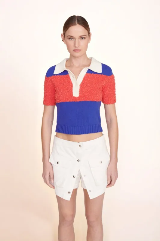 SPENCER TOP | HIBISCUS ATLANTIC RUGBY STRIPE sold by STAUD