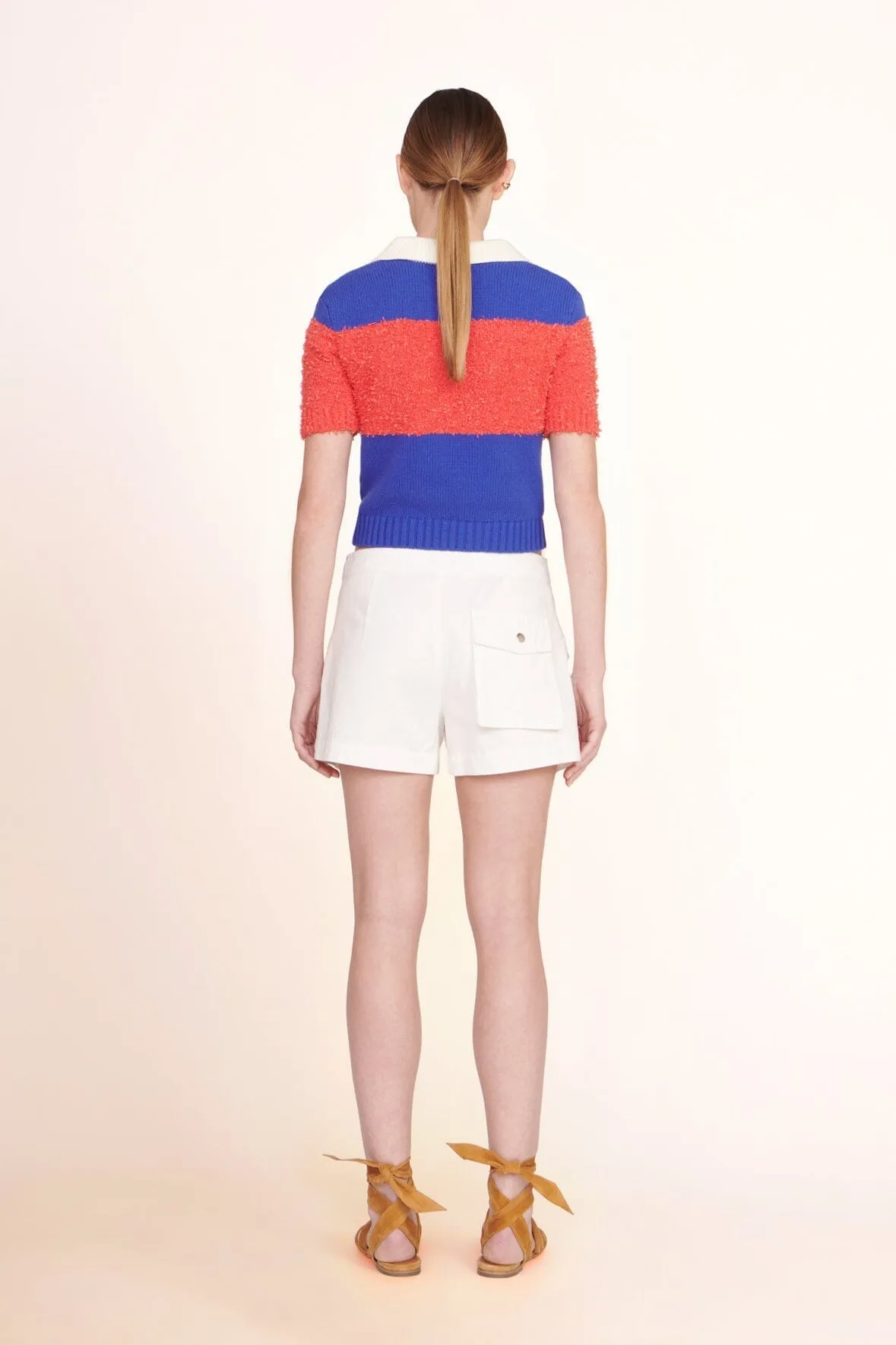 SPENCER TOP | HIBISCUS ATLANTIC RUGBY STRIPE sold by STAUD product image thumbnail 3