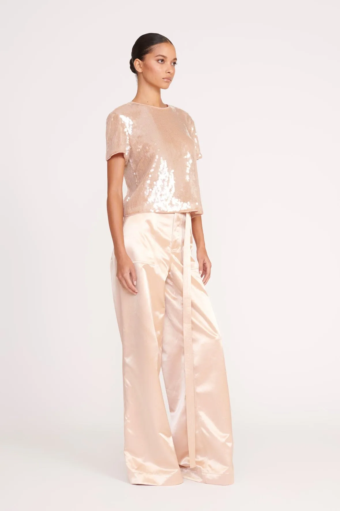 SHAY PANT | BEIGE sold by STAUD product image thumbnail 3