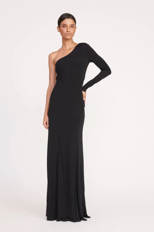 SERENA DRESS | BLACK sold by STAUD