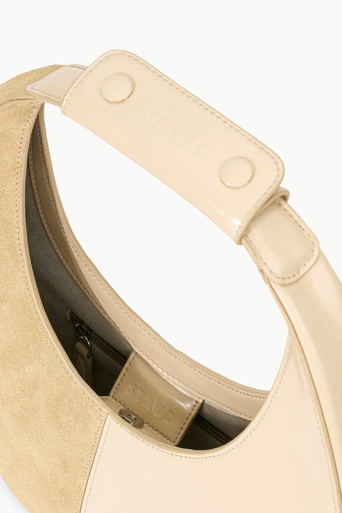 MOON SPLIT TOTE BAG | OAT sold by STAUD product image thumbnail 5