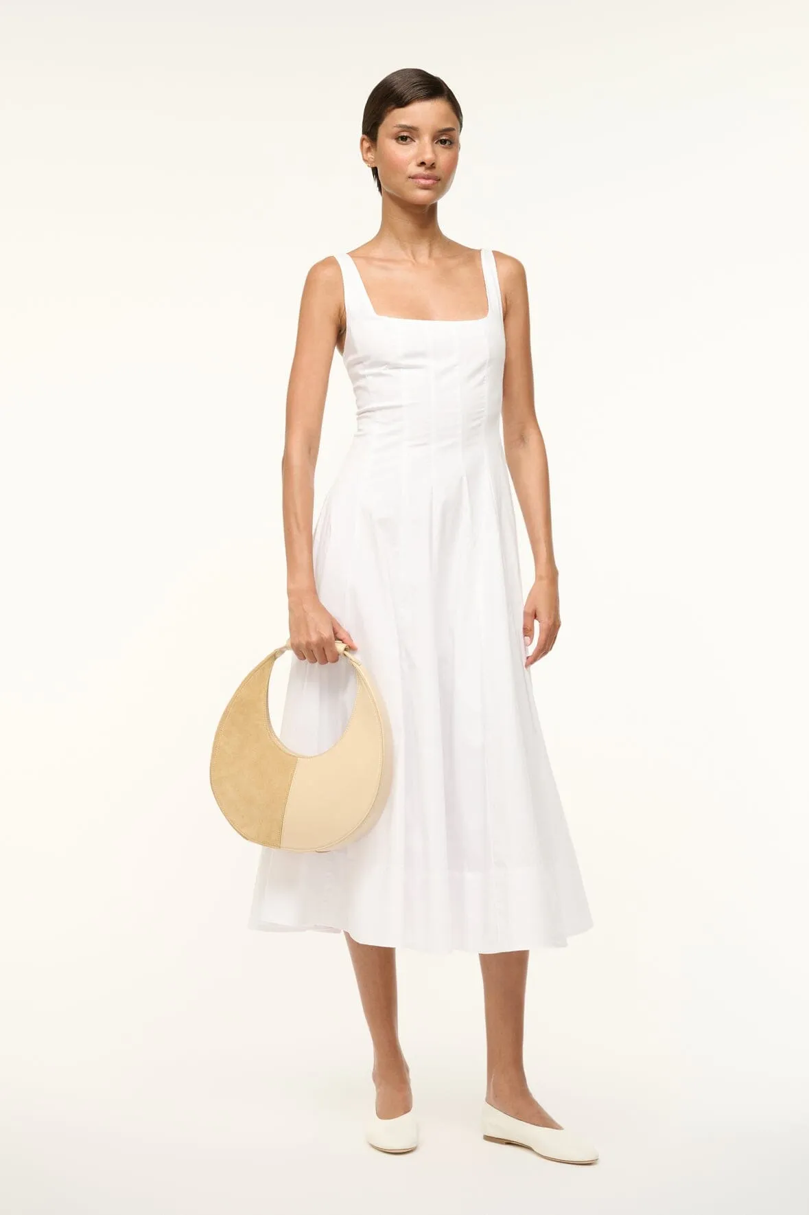 MOON SPLIT TOTE BAG | OAT sold by STAUD product image thumbnail 2