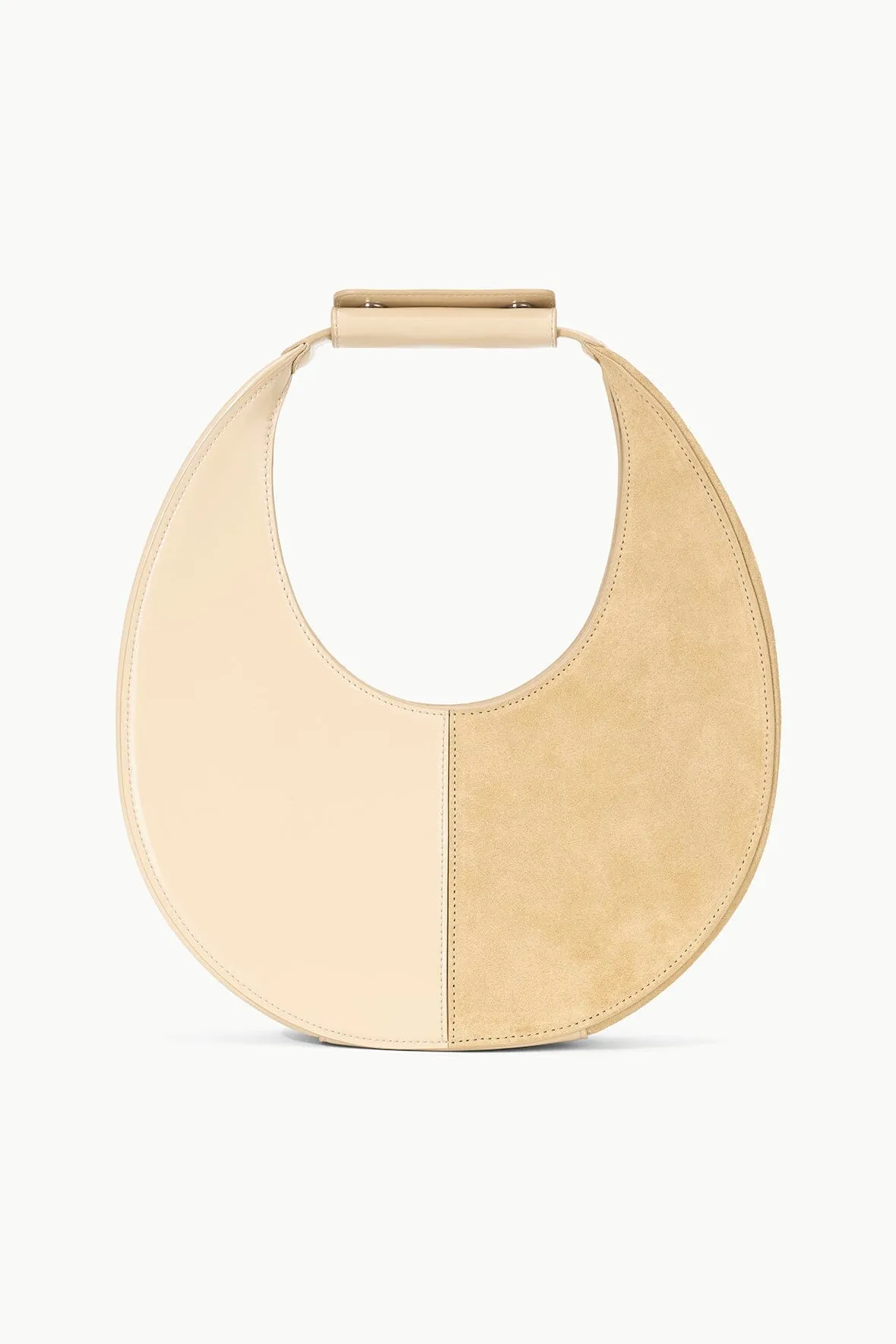 MOON SPLIT TOTE BAG | OAT sold by STAUD