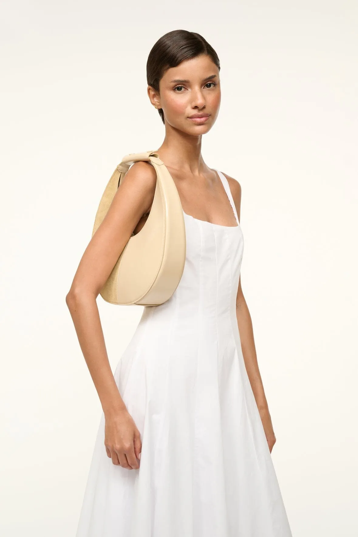 MOON SPLIT TOTE BAG | OAT sold by STAUD product image thumbnail 4
