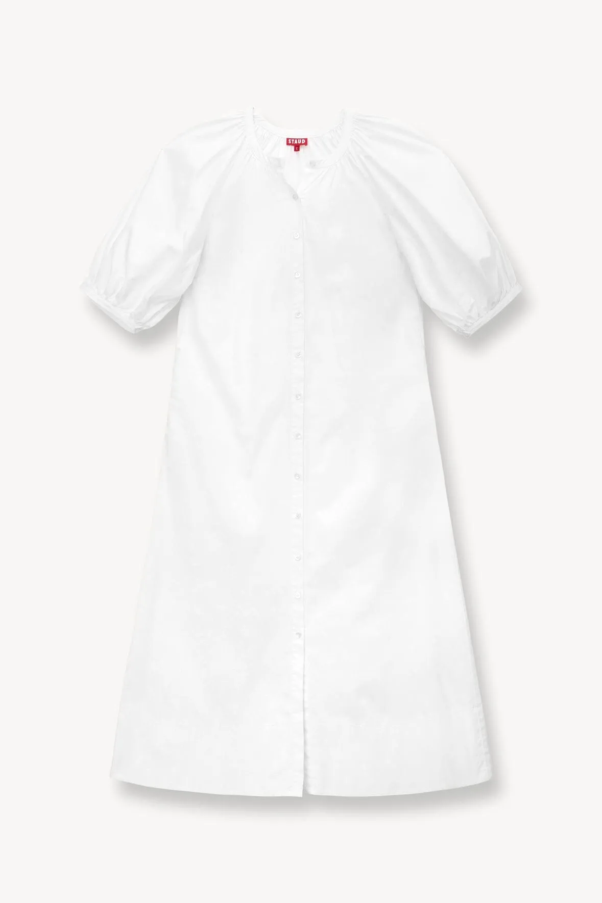 VINCENT DRESS | WHITE sold by STAUD product image thumbnail 2