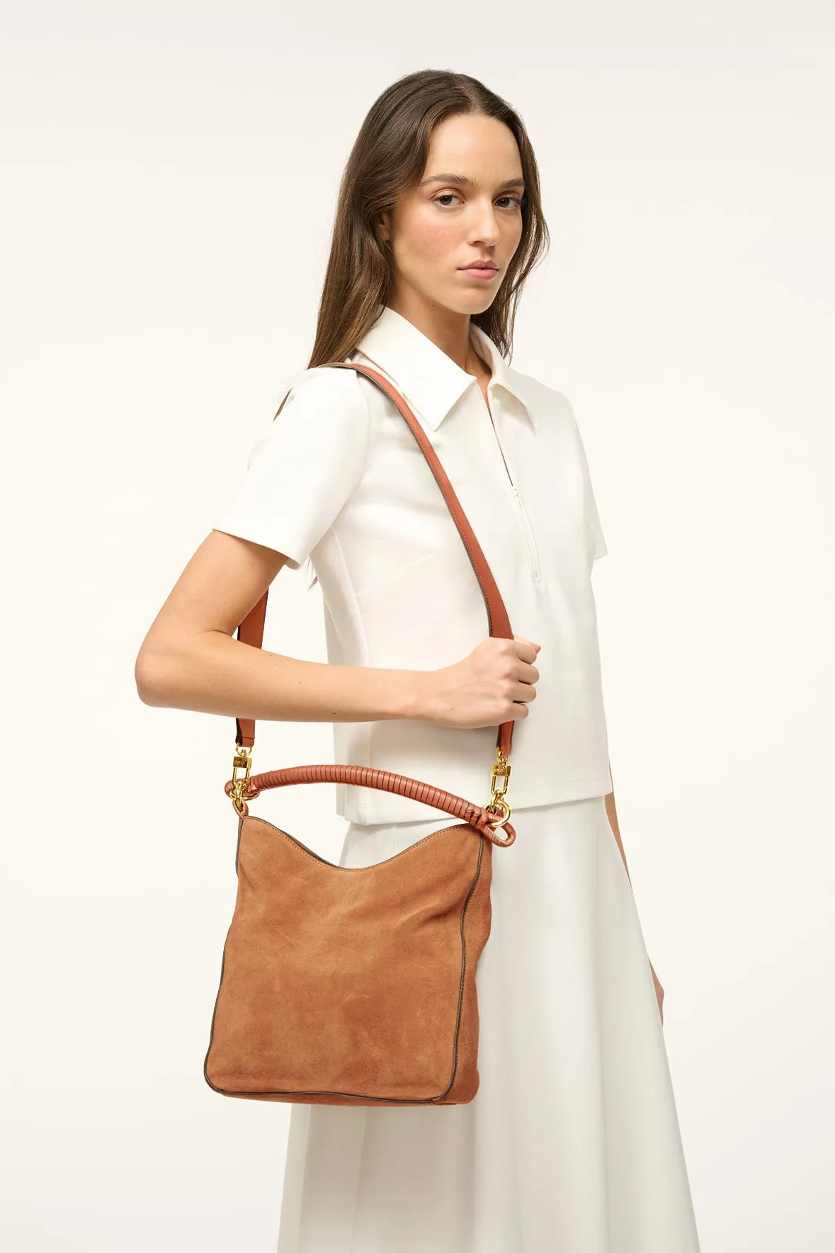 MEL BAG | TAN SUEDE sold by STAUD product image thumbnail 5
