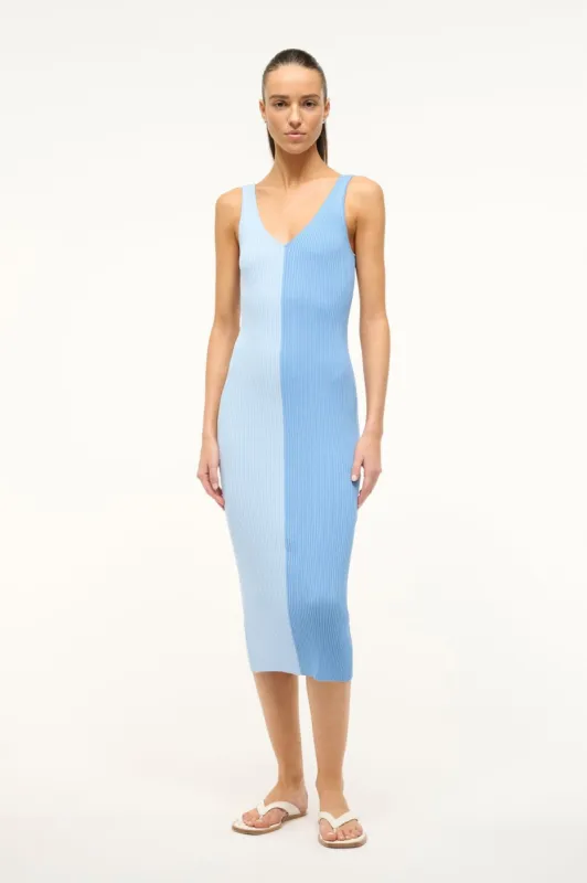 DANA DRESS | PERIWINKLE MULTI sold by STAUD