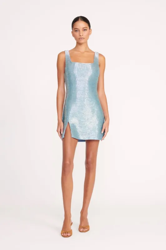 LE SABLE DRESS | FRENCH BLUE sold by STAUD