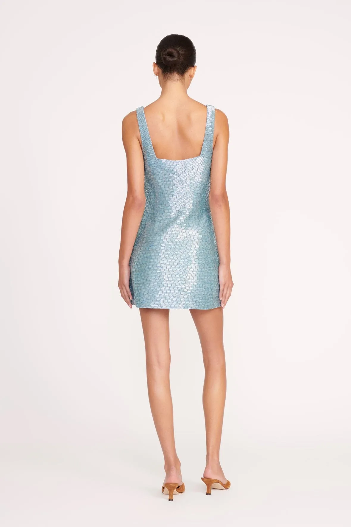 LE SABLE DRESS | FRENCH BLUE sold by STAUD product image thumbnail 4