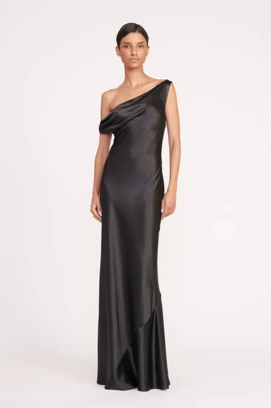 ASHANTI DRESS | BLACK sold by STAUD