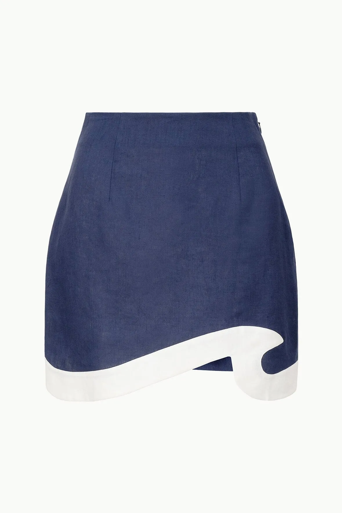 LEANDRO SKIRT | NAVY WHITE sold by STAUD product image thumbnail 5