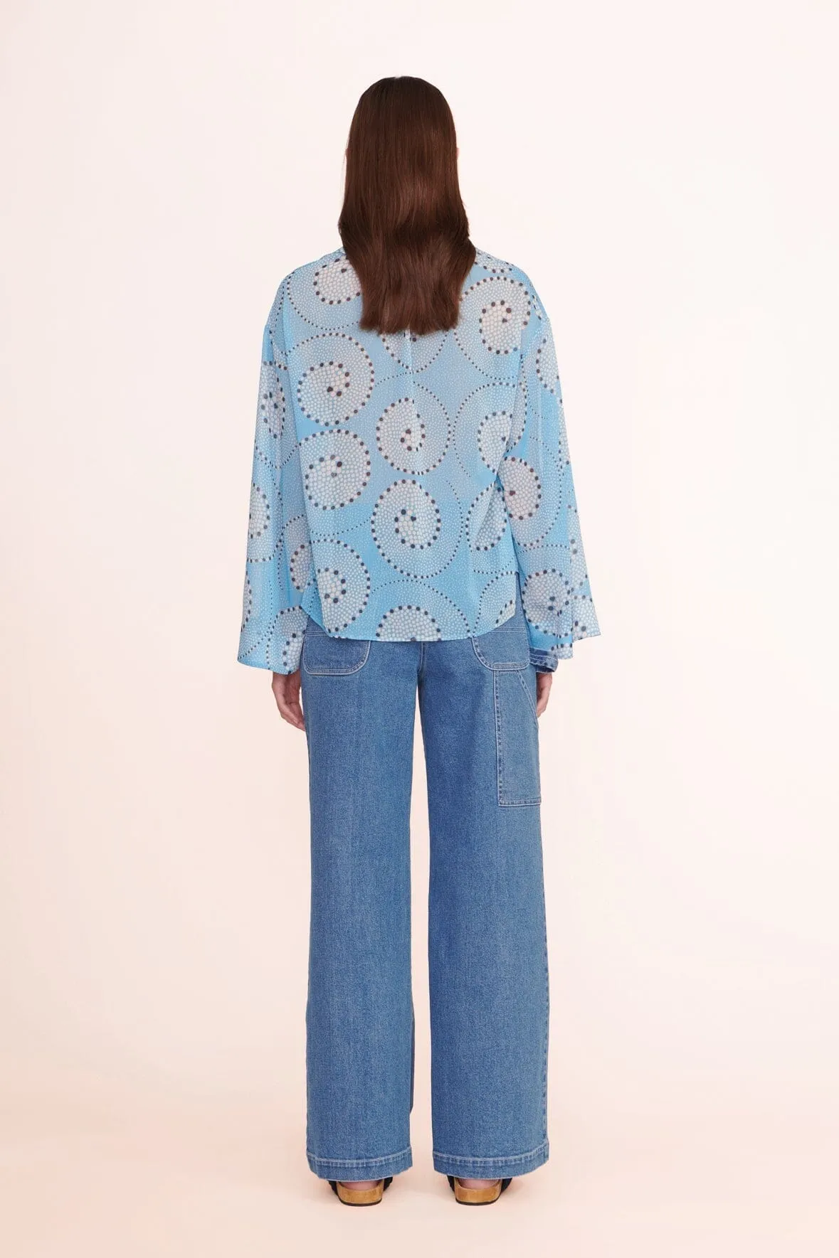 MARISSA TOP | SHALLOW WHIRLPOOL sold by STAUD product image thumbnail 3