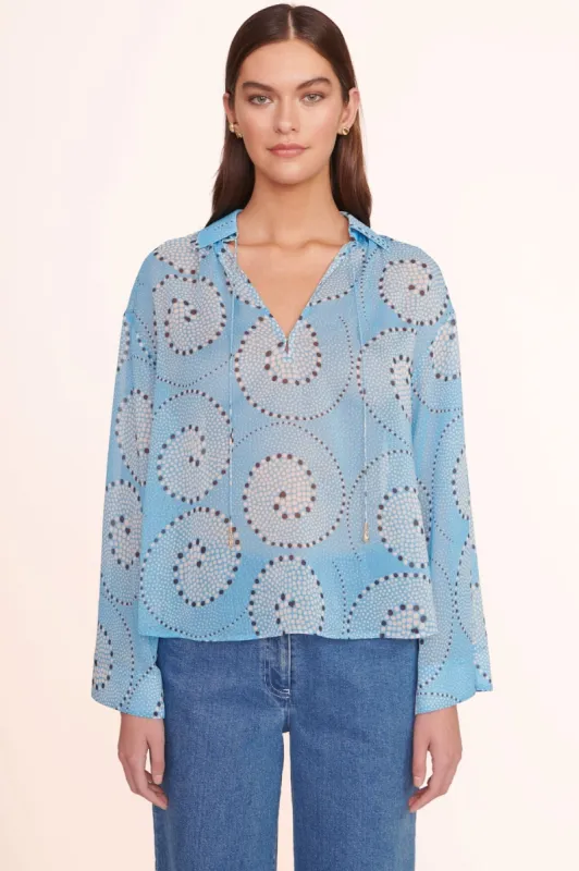 MARISSA TOP | SHALLOW WHIRLPOOL sold by STAUD