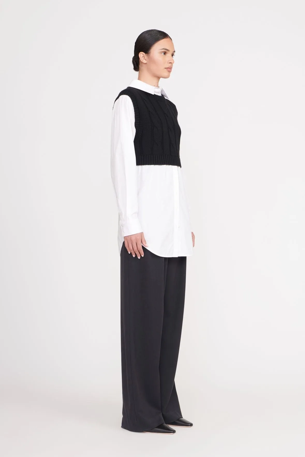 COOPER TOP | BLACK WHITE sold by STAUD product image thumbnail 3