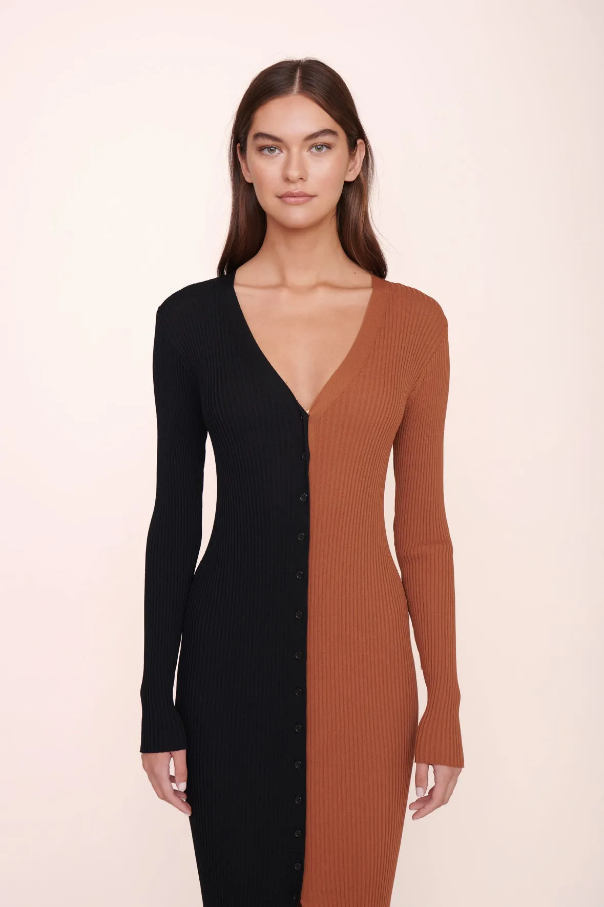 SHOKO SWEATER | TAN BLACK sold by STAUD product image thumbnail 2