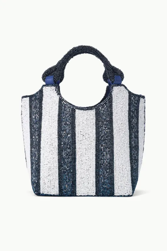 COTE BEADED BAG | BRETON STRIPE sold by STAUD