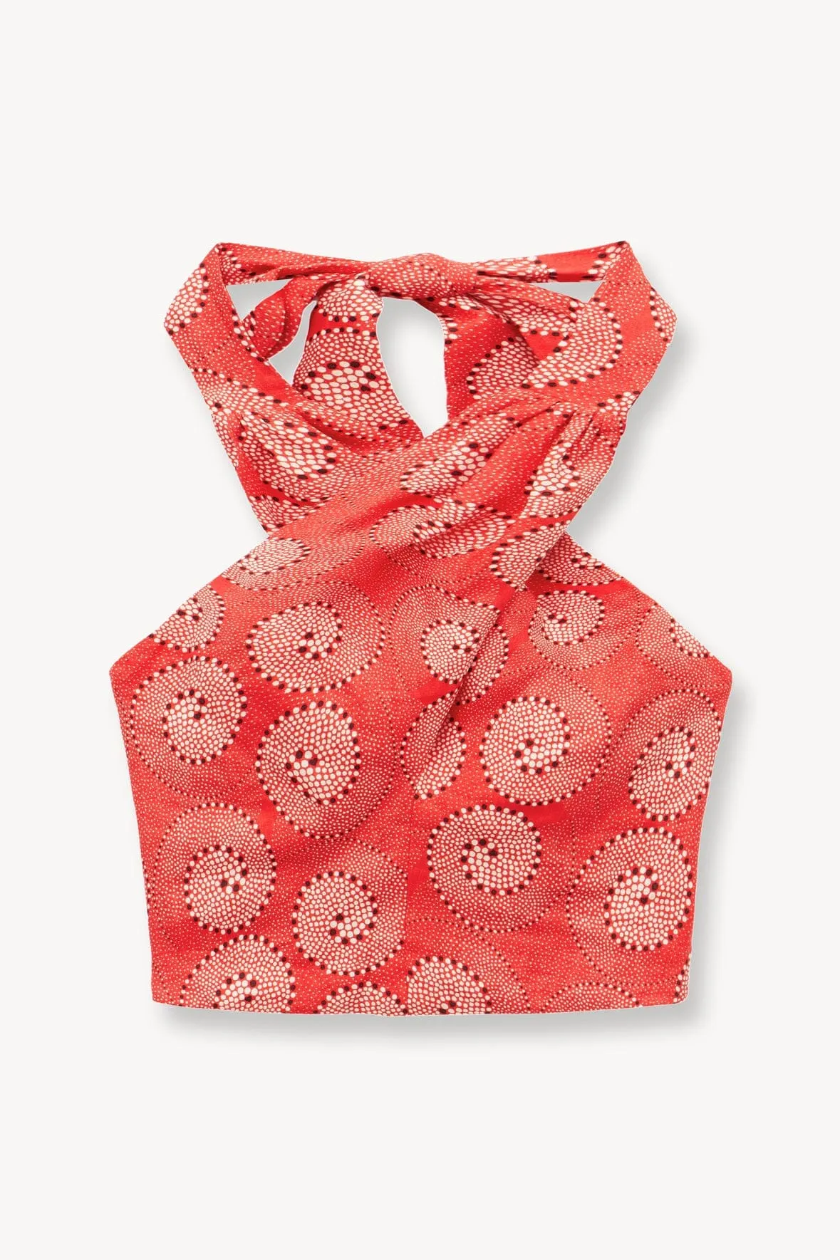 SMOCKED KAI TOP | HIBISCUS WHIRLPOOL sold by STAUD product image thumbnail 5