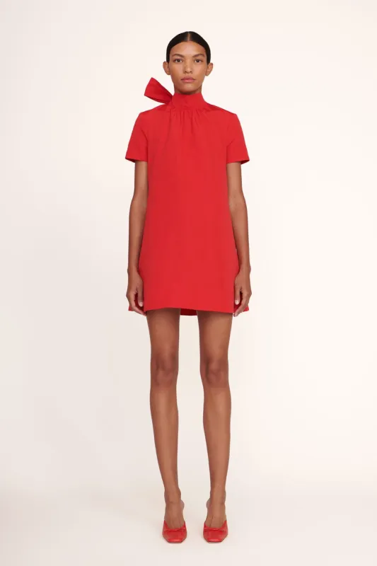 MINI ILANA DRESS | POINSETTIA sold by STAUD