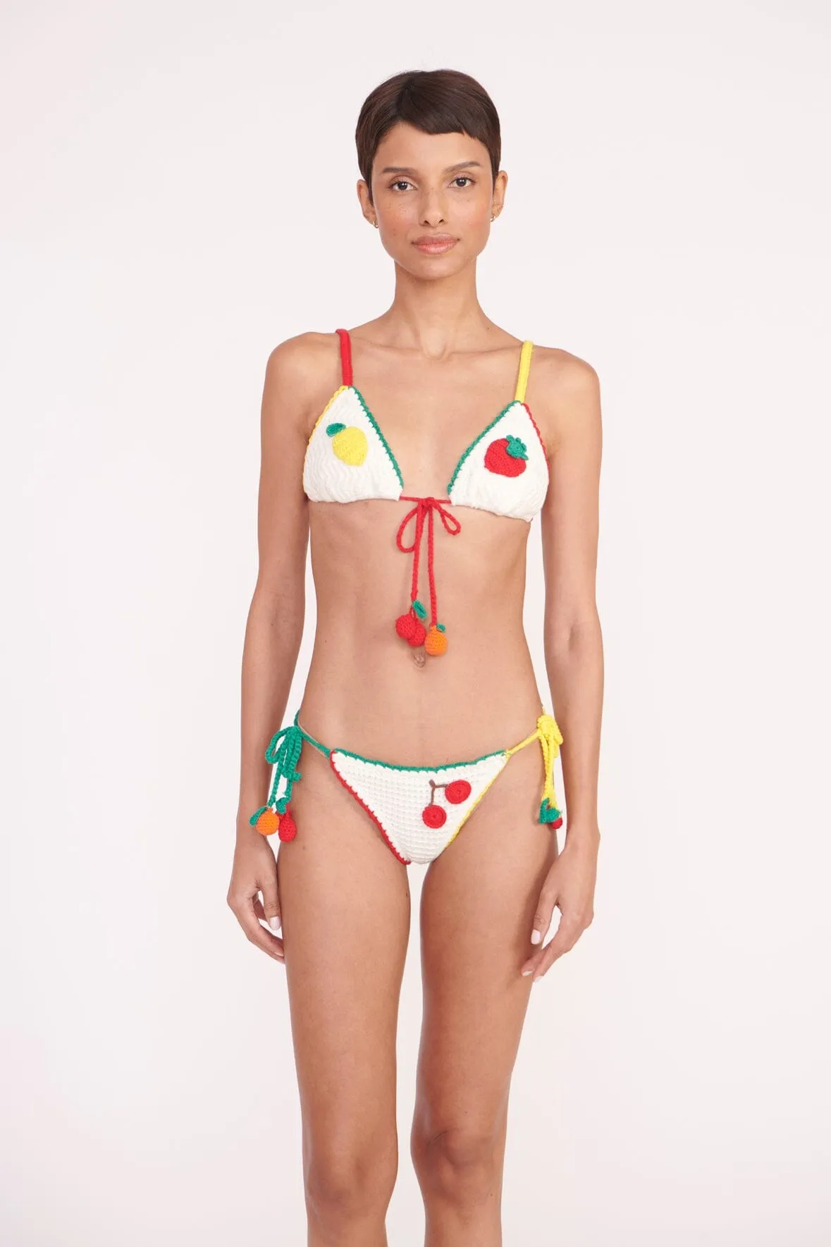 CROCHET BIKINI TOP | CROCHET FRUIT sold by STAUD