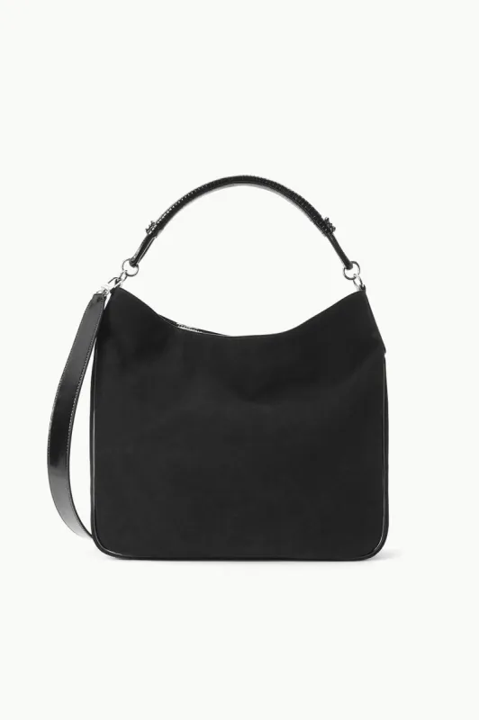 PERRY BAG | BLACK SUEDE sold by STAUD