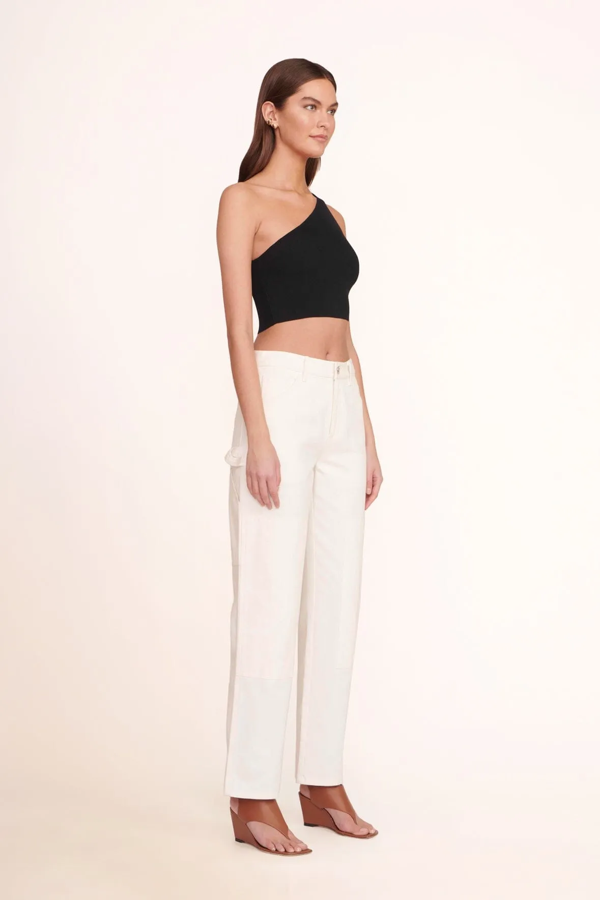 PAINTER PANT | WHITE sold by STAUD product image thumbnail 2