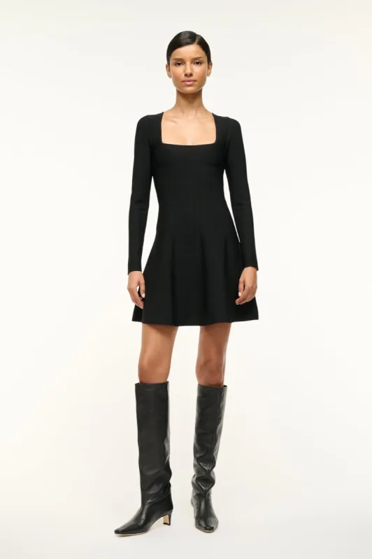 DEORA DRESS | BLACK sold by STAUD