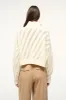 CROPPED HAMPTON SWEATER | IVORY sold by STAUD