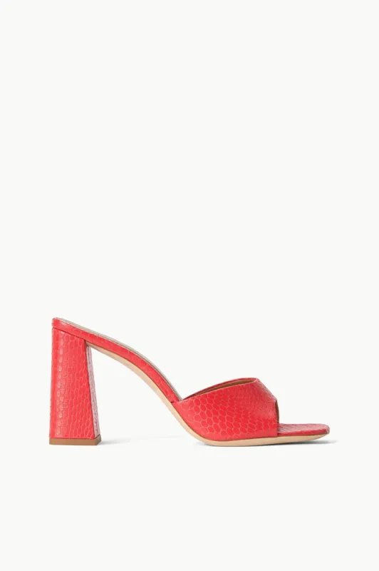 SLOANE HEEL | RED ROSE sold by STAUD
