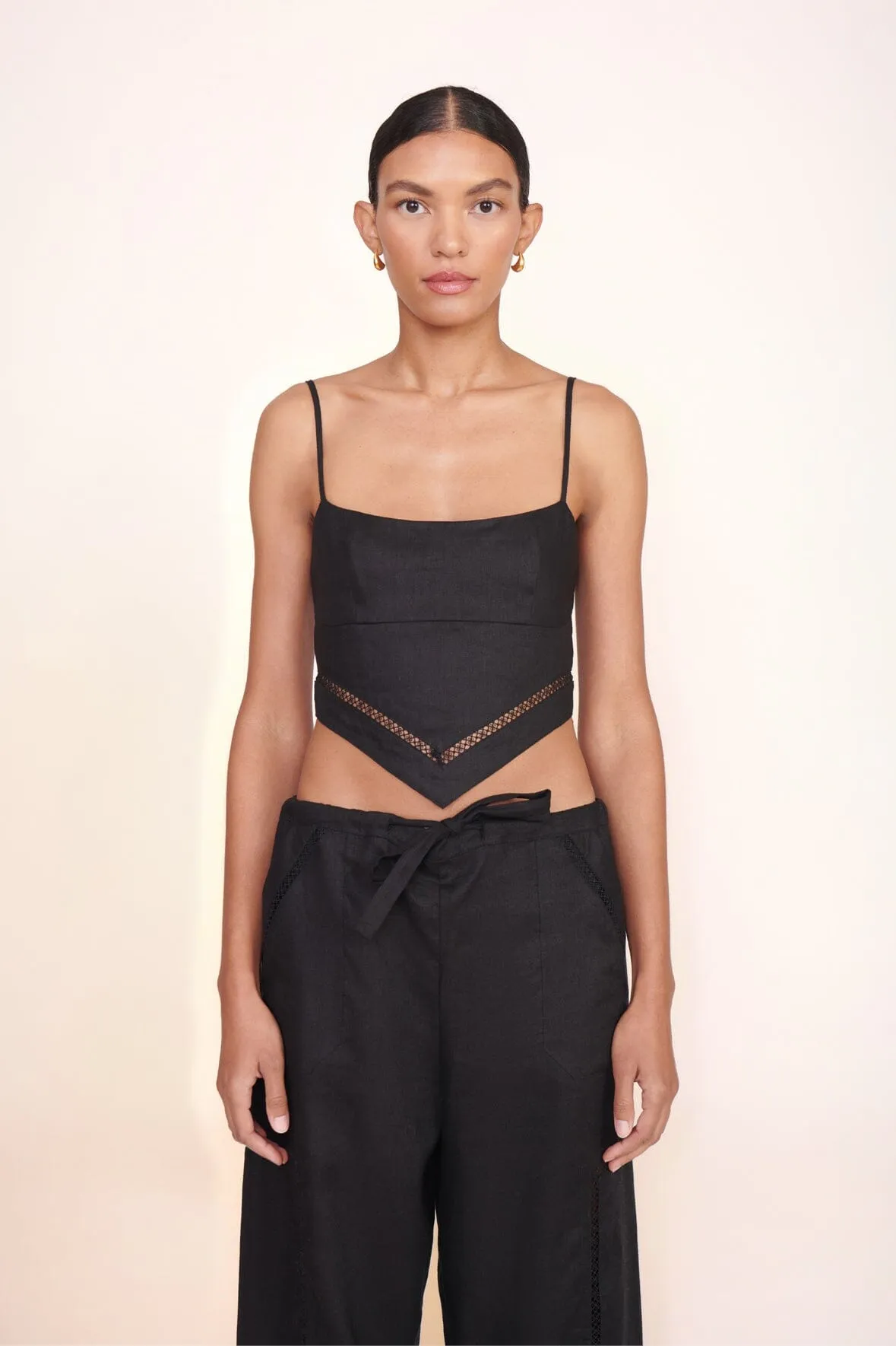 MACKENZIE PANT | BLACK sold by STAUD product image thumbnail 4