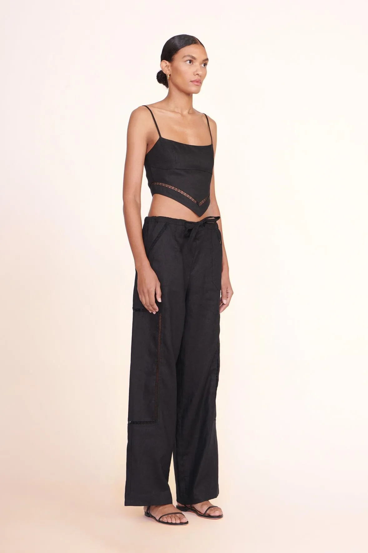 MACKENZIE PANT | BLACK sold by STAUD product image thumbnail 2