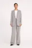 CITY BLAZER | HEATHER GREY sold by STAUD