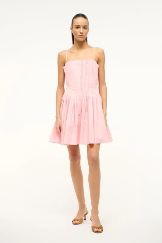 MINI BELLA DRESS | PEARL PINK sold by STAUD