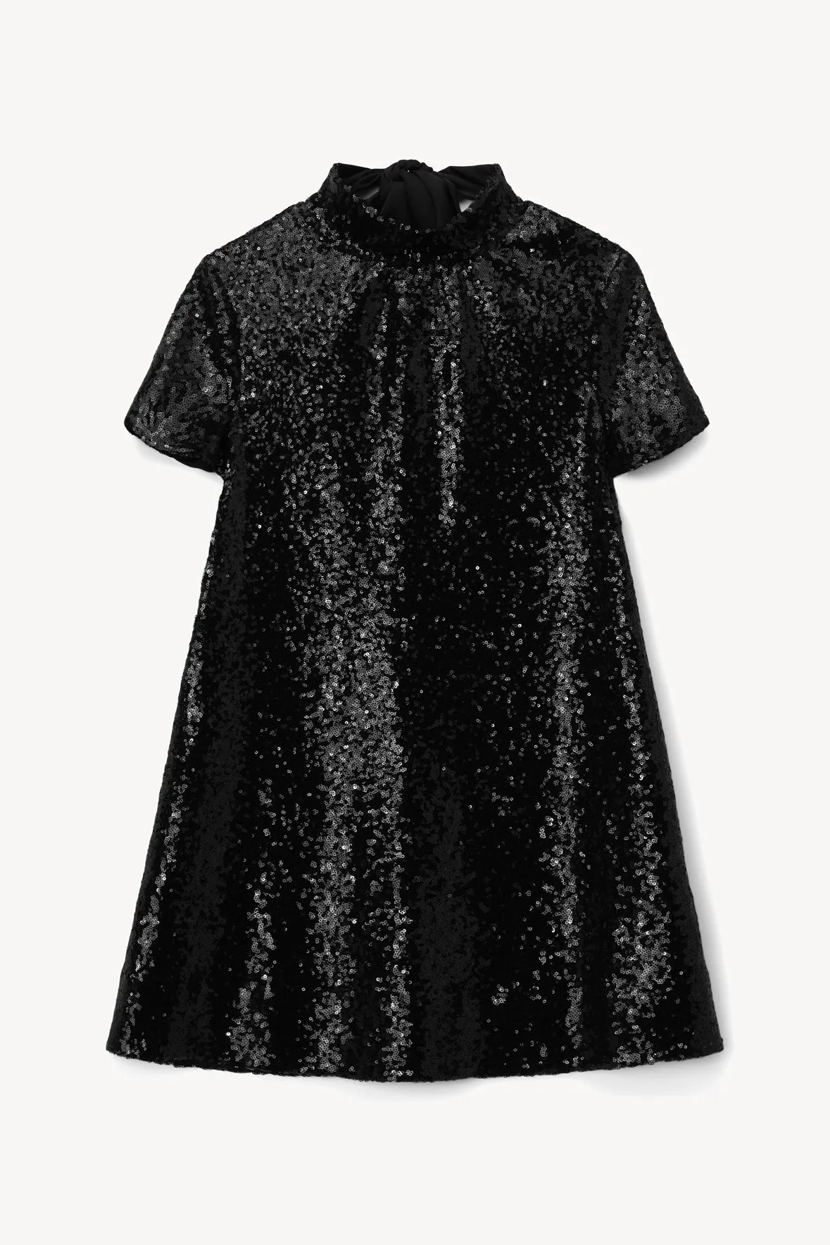 MINI ILANA DRESS | BLACK SEQUINS sold by STAUD product image thumbnail 5