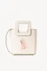 CUSTOM MINI SHIRLEY LEATHER BAG | CREAM sold by STAUD