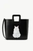 CUSTOM SHIRLEY LEATHER BAG | BLACK sold by STAUD