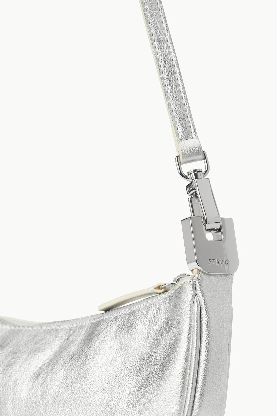 WALKER CROSSBODY BAG | SILVER sold by STAUD product image thumbnail 4